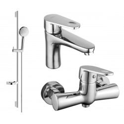 Mexen Kama DS75  set de  dus , chrom - 72504DS75-00 Baterie set complet 467680 Mexen