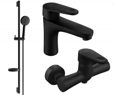 Mexen Kama DS75  set de  dus ,  negru  - 72504DS75-70