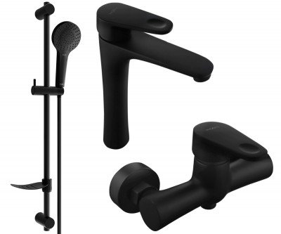 Mexen Kama DF05  set de  dus ,  negru  - 72514DF05-70