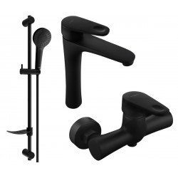 Mexen Kama DF05  set de  dus ,  negru  - 72514DF05-70