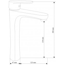 Mexen Kama DS75  set de  dus ,  negru  - 72514DS75-70