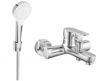 Mexen Kama R05 baterie Cada cu set de  dus  , chrom - 7253R05-00