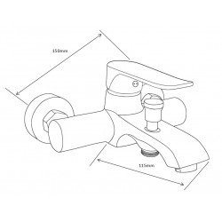 Mexen Pecos R62  set de cada , chrom - 72703R62-00