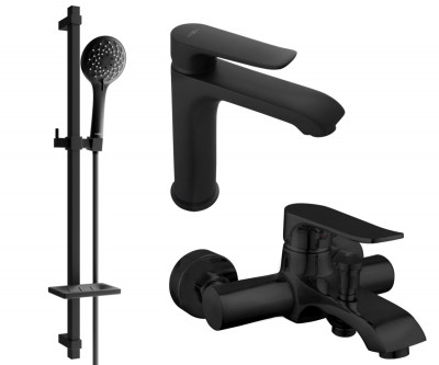 Mexen Pecos DQ40  set de cada ,  negru  - 72703DQ40-70