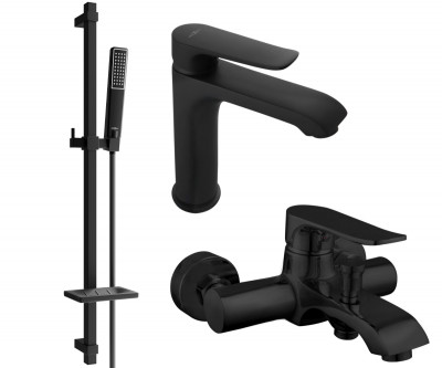 Mexen Pecos DQ72  set de cada ,  negru  - 72703DQ72-70