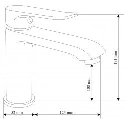 Mexen Pecos R75  set de cada , chrom - 72703R75-00