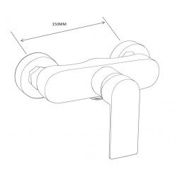 Mexen Royo DQ62  set de  dus , chrom - 72204DQ62-00