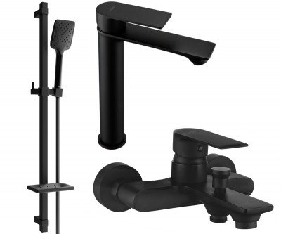 Mexen Royo DQ62  set de cada ,  negru  - 72213DQ62-70