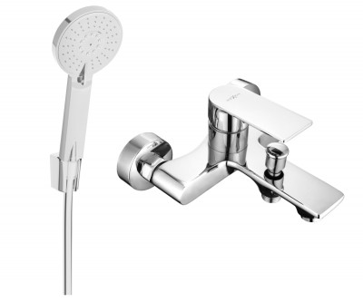 Mexen Royo R40 baterie Cada cu set de  dus  , chrom - 7223R40-00