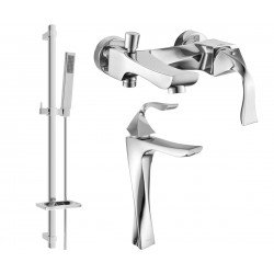 Mexen Estrella DQ02  set de cada , chrom - 72313DQ02-00 Baterie set complet 467680 Mexen