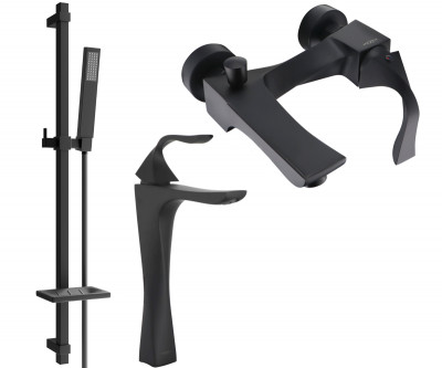 Mexen Estrella DQ02  set de cada ,  negru  - 72313DQ02-70