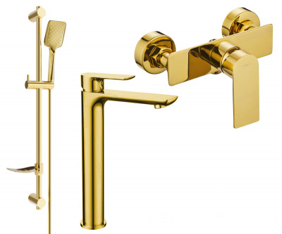 Mexen Alfa DF62  set de  dus ,  auriu  - 745714DF62-50