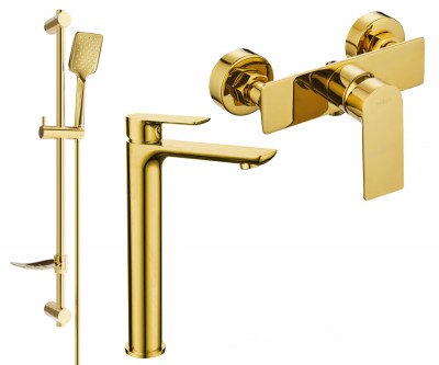 Mexen Alfa DF62  set de  dus ,  auriu  - 745714DF62-50