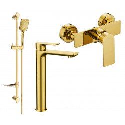 Mexen Alfa DF62  set de  dus ,  auriu  - 745714DF62-50