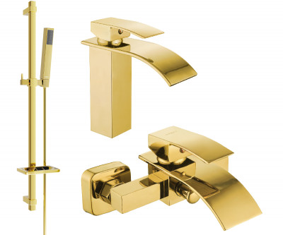 Mexen Aries DQ77  set de cada ,  auriu  - 744803DQ77-50