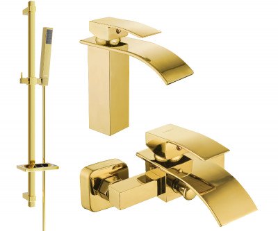 Mexen Aries DQ77  set de cada ,  auriu  - 744803DQ77-50