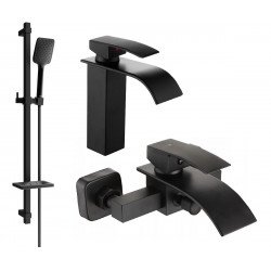 Mexen Aries DQ62  set de cada ,  negru  - 744803DQ62-70