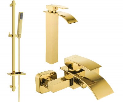 Mexen Aries DQ77  set de cada ,  auriu  - 744813DQ77-50