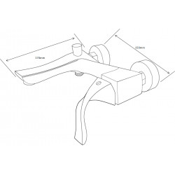 Mexen Estrella R02 baterie Cada cu set de  dus  ,  negru  - 7233R02-70