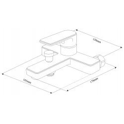 Mexen si no R45  set de cada ,  negru  - 72403R45-70