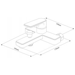 Mexen si no R72 baterie Cada cu set de  dus  ,  negru  - 7243R72-70