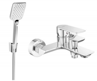 Mexen Alexa R62 baterie Cada cu set de  dus  , chrom - 7123R62-00