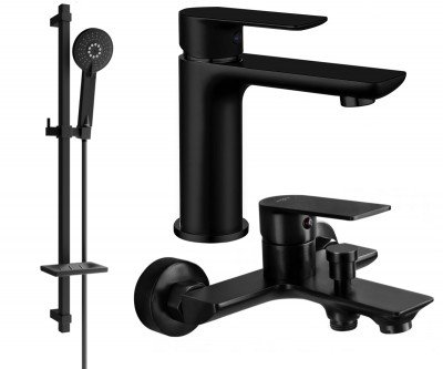 Mexen Alfa DQ40  set de cada ,  negru  - 745703DQ40-70