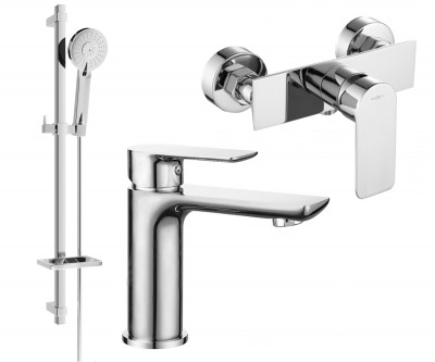 Mexen Alfa DQ40  set de  dus , chrom - 745704DQ40-00