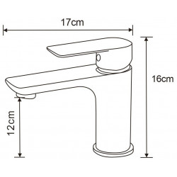 Mexen Alfa DQ40  set de  dus , alb / auriu  - 745704DQ40-25