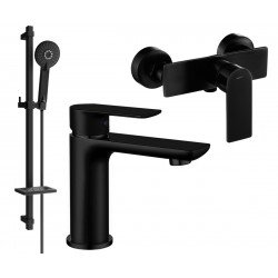 Mexen Alfa DQ40  set de  dus ,  negru  - 745704DQ40-70 Baterie set complet 467680 Mexen