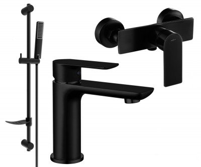 Mexen Alfa DF72  set de  dus ,  negru  - 745704DF72-70