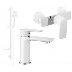 Mexen Alfa DF62  set de  dus , alb /chrom - 745704DF62-02 Baterie set complet 467680 Mexen