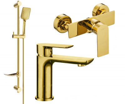 Mexen Alfa DF62  set de  dus ,  auriu  - 745704DF62-50