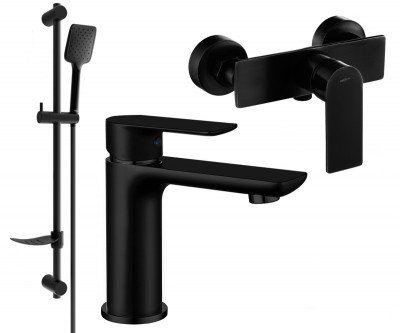 Mexen Alfa DF62  set de  dus ,  negru  - 745704DF62-70