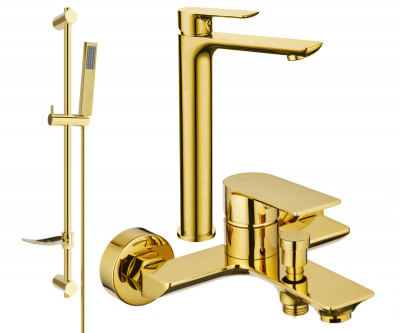 Mexen Alfa DF02  set de cada ,  auriu  - 745713DF02-50