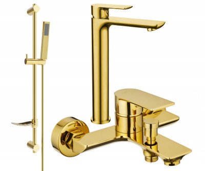 Mexen Alfa DF02  set de cada ,  auriu  - 745713DF02-50