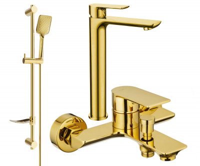 Mexen Alfa DF62  set de cada ,  auriu  - 745713DF62-50