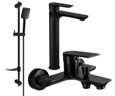 Mexen Alfa DF62  set de cada ,  negru  - 745713DF62-70