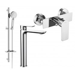 Mexen Alfa DQ40  set de  dus , chrom - 745714DQ40-00 Baterie set complet 467680 Mexen