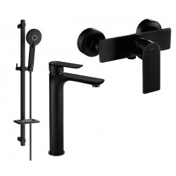 Mexen Alfa DQ40  set de  dus ,  negru  - 745714DQ40-70 Baterie set complet 467680 Mexen