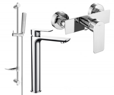 Mexen Alfa DF72  set de  dus , chrom - 745714DF72-00