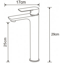 Mexen Alfa DF72  set de  dus , chrom - 745714DF72-00