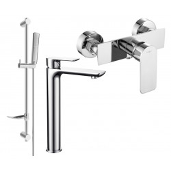 Mexen Alfa DF72  set de  dus , chrom - 745714DF72-00 Baterie set complet 467680 Mexen