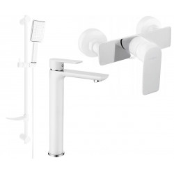 Mexen Alfa DF54  set de  dus , alb /chrom - 745714DF54-02 Baterie set complet 467680 Mexen