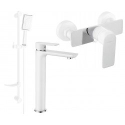 Mexen Alfa DF54  set de  dus , alb /chrom - 745714DF54-02 Baterie set complet 467680 Mexen