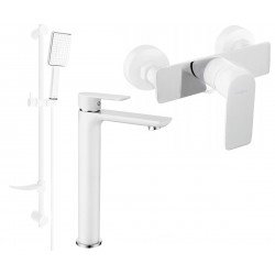 Mexen Alfa DF54  set de  dus , alb /chrom - 745714DF54-02 Baterie set complet 467680 Mexen