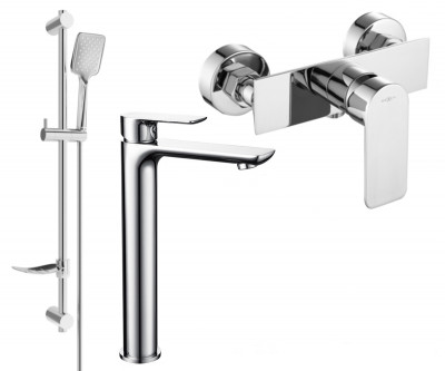 Mexen Alfa DF62  set de  dus , chrom - 745714DF62-00