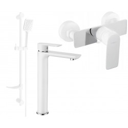 Mexen Alfa DF62  set de  dus , alb /chrom - 745714DF62-02 Baterie set complet 467680 Mexen