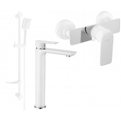 Mexen Alfa DF62  set de  dus , alb /chrom - 745714DF62-02 Baterie set complet 467680 Mexen