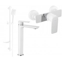 Mexen Alfa DF62  set de  dus , alb /chrom - 745714DF62-02 Baterie set complet 467680 Mexen